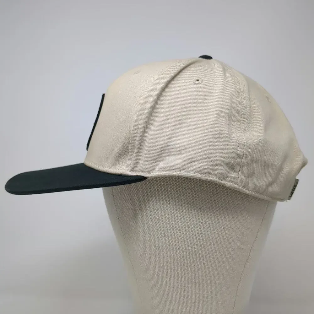 Vans Snapback Beige Black Gray One Size California Bear Patch Off The Wall Hat